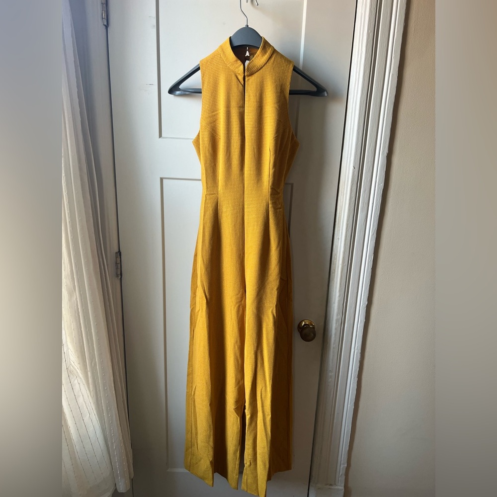 NWT Love Bonito Mina Padded Tweed Mandarin Collar Jumpsuit (Women’s Small)